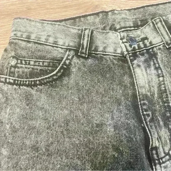 CDRDENIM JEANS MAKERS BLACK ACID WASHED HIGH RISE SKINNY JEANS SIZE  26 - Picture 5 of 16